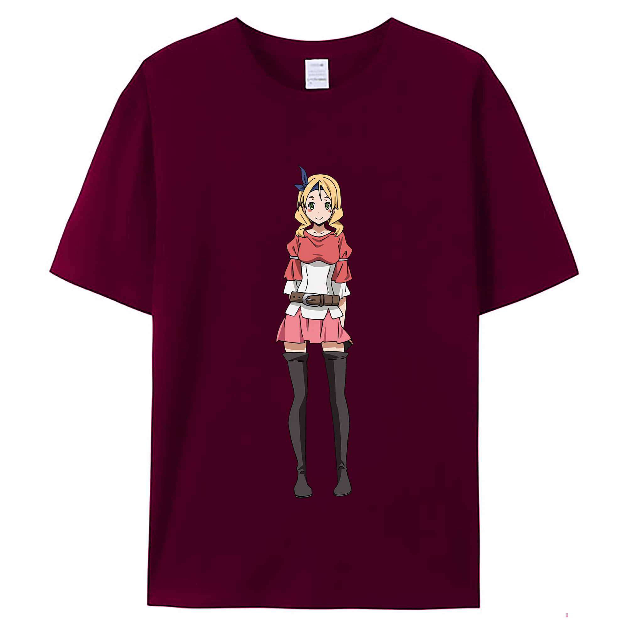 （画像用） 転スラ Regarding Reincarnated to Slime レディースカジュアルプリントTシャツ（綿100％）